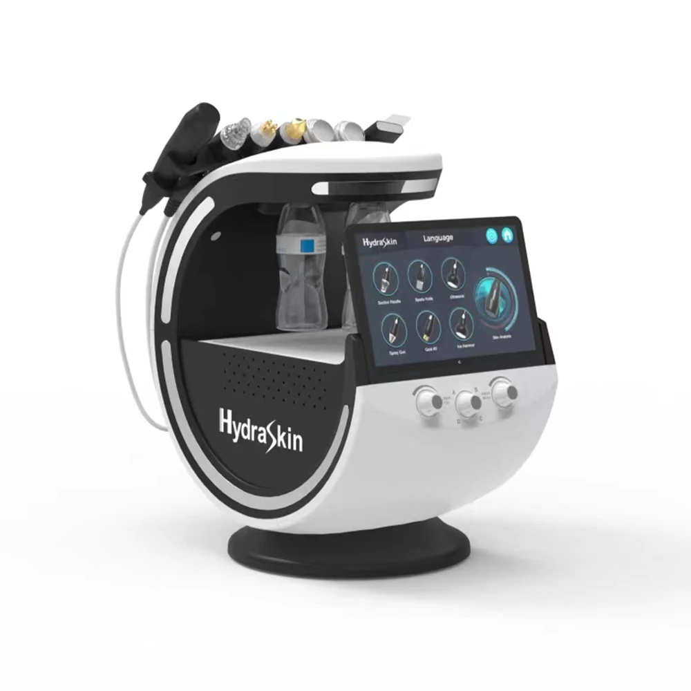 Portable Hydraskin Bubble Aqua Peel Facial Skin Care Hydro Oxygen Dermabrasion Water Peeling Microdermabrasion Machine