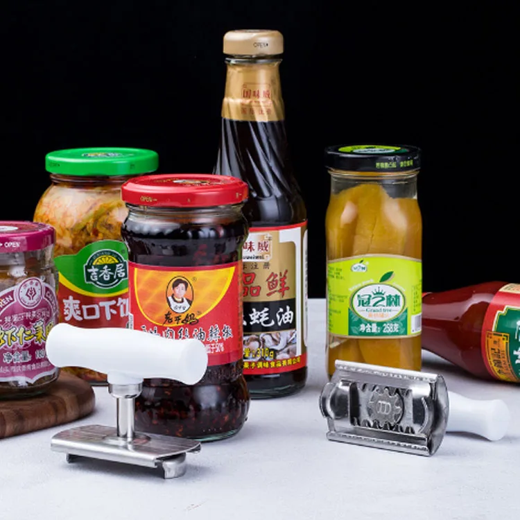 
Factory direct stainless steel can opener Labor-saving corkscrew Household kitchen gadget screw capper 