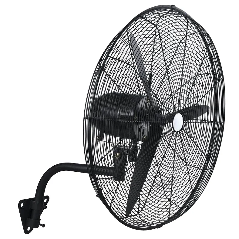 Hot Selling Strong Wind Industrial Wall Mounted Fans Plastic Blades 3 Speeds with Timer