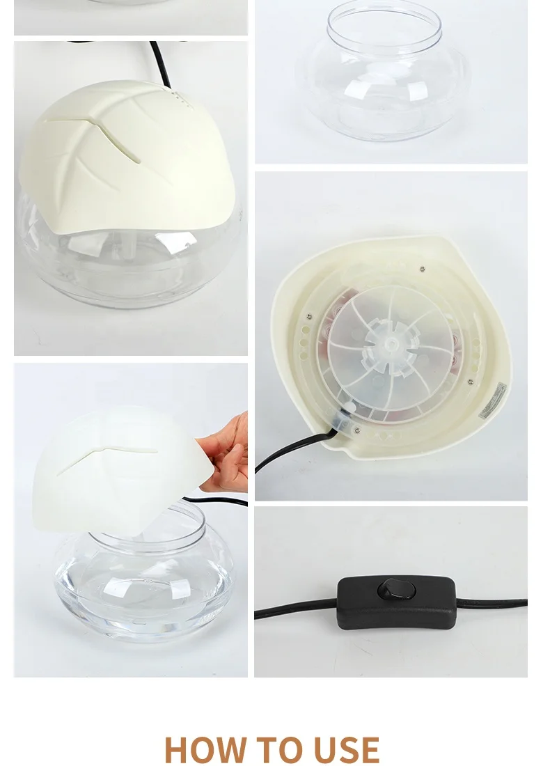 China Supplier Air Purifiers With Colorful Light Auto Aromatic Air Freshener Electric Humidifiers Air Purifier Smart