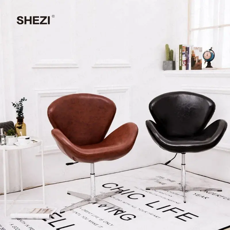SHEZI Fashion Modern Fabric Meeting Chair With Metal Legs
