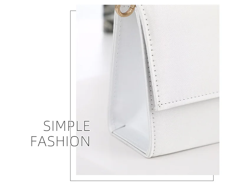 2022 Wholesale Latest Minimalistic Light Luxury Temperament White Hand Bags Handbags Clutch Evening Bag Elegant For Women