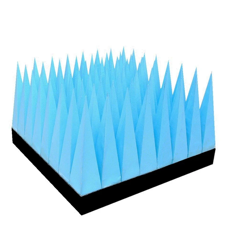 Pyramid type flame retardant absorbing material Radar satellite wireless communication Pyramid absorbing material