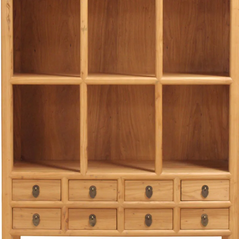 Industrial Rack bookcase bookshelf books cabinet antique design drawer Wood wooden trilaminar Bookcase and Bookshelves