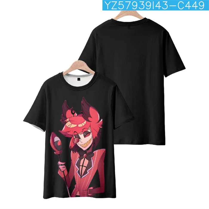 2024 New Styles Hazbin Hotel Charlie Alastor Vaggie Cosplay Party Shirt Short Anime Kimono Cloak Clothing