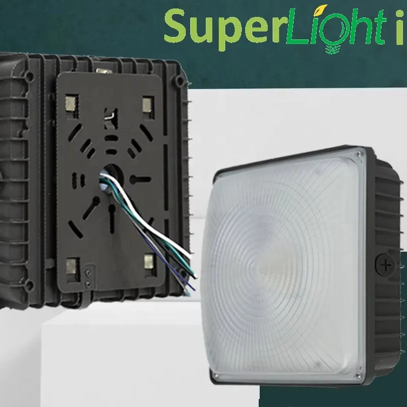 ETL listed aluminum housing 45w 60w  70w led petrol for sale gas station gasoline lamp lighting Ip65 led canopy light