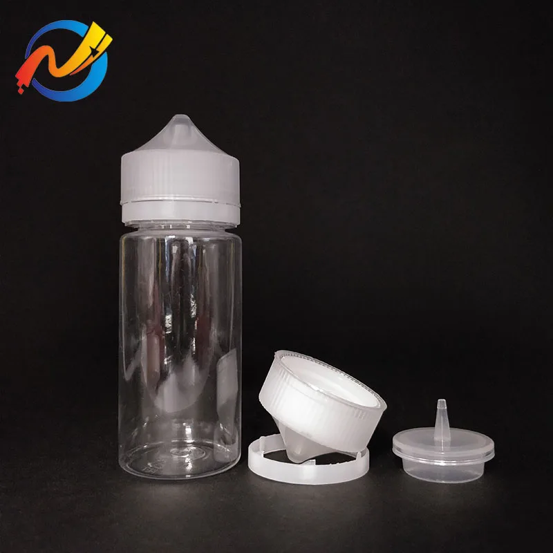  Прозрачная Черная электронная сигарета вейп eliquid vape 30 мл 50 100 120 пластиковая бутылка-капельница для