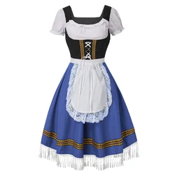 Customized Classical German Dirndl Dress Oktoberfest Wear For Women (Oktoberfest Dirndl / German Dirndl Dress)