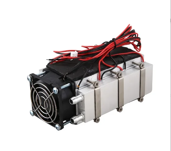 DC12V 420W Thermoelectric Peltier Refrigeration semiconductor 6chip  air cooled Radiator   air conditioner cooling system kit