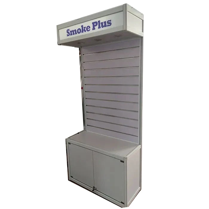 Hot sale MDF display cabinet design for smoke store Titanium alloy Display Showcase
