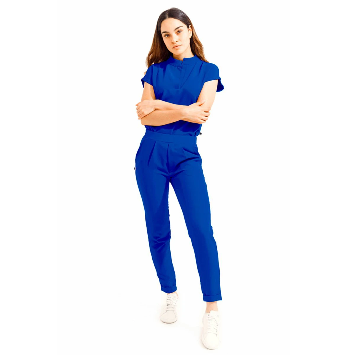 Fuyi Group Top Quality Fashion Uniform Scrubs Suit Women Health Care Scrubs Stretchy Scrubs Uniforms Sets