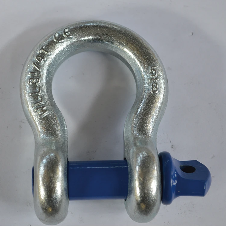 Australian standard HDG surface 6 times WLL Grade S Bow Shackles for Anchor