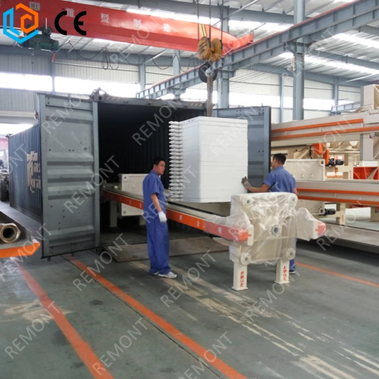 High Quality integrated automatic Filter Press Machine with Automatic Cloth Washing System