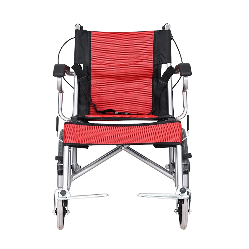 High Quality Comfortable Quality Guarantee Manual Wheelchair With Steel Footplate for Disabled People