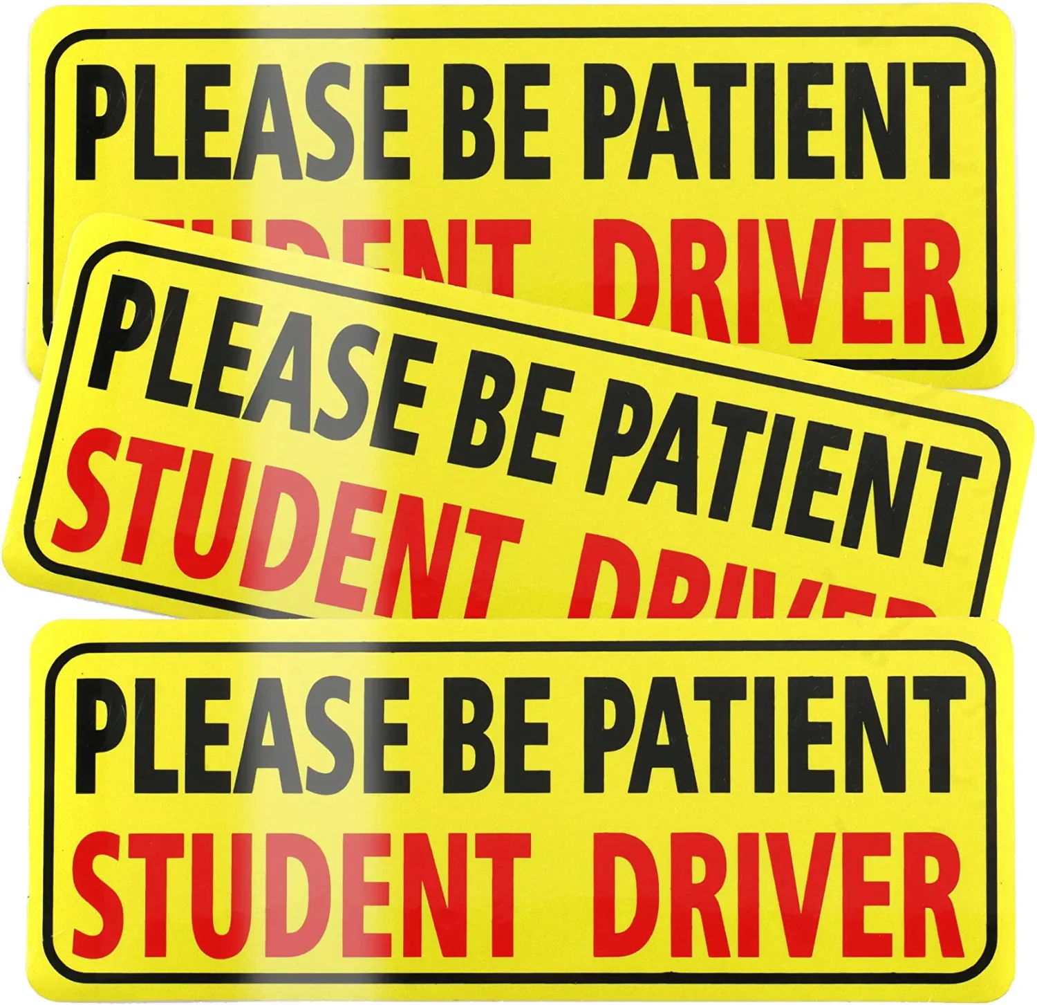 Customized Student Driver Magnet for Car Please Be Patient Student Driver Magnet ew Drivers Sticker Safety Warning of car decals