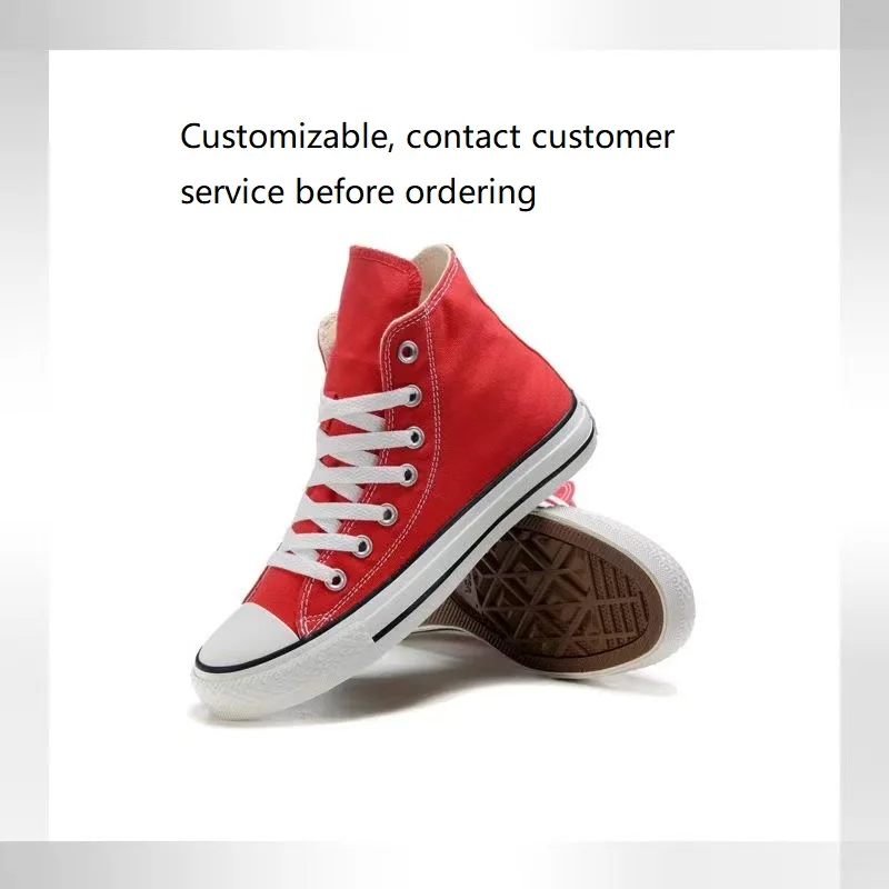 High Top Canvas Shoes Lovers Shoes Simplicity Trendy Shoes for Students