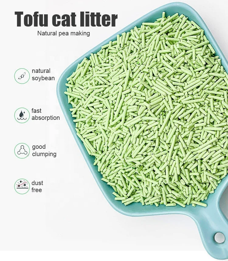 Manufacturer Price Natural Eco Friendly Flushable Fast Clumping Easy Scoop Soy Corn Tofu Cat Litter