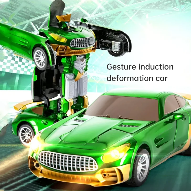 1:16  Degree Rotation Gift Electric RC Transformation Controlled Deformation Remote Control Transformation Toy Robot Car