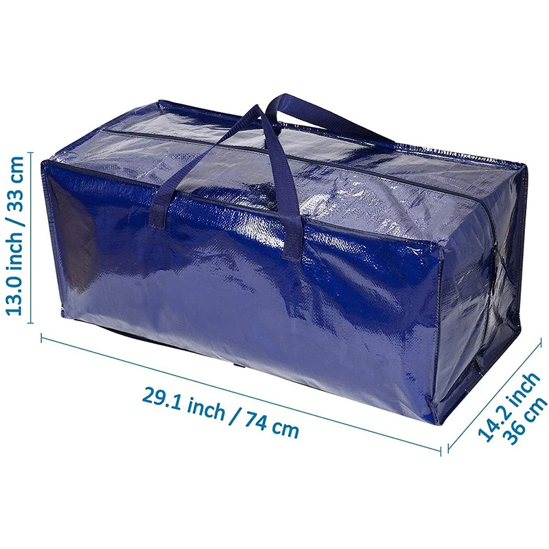 Laminated woven storage bag pp color printing moving bag packaging storage waterproof portable moving bag