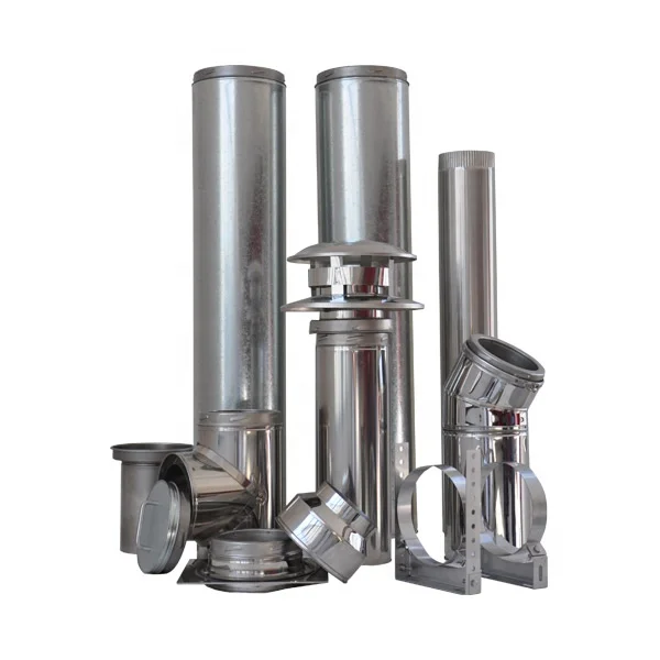 Flue pipe 80mm single wall elbow 90 degree tee rain cowl kit Fireproof Flue Pipes Stove Chimneys , Elbow Coaxial Flue Pipe