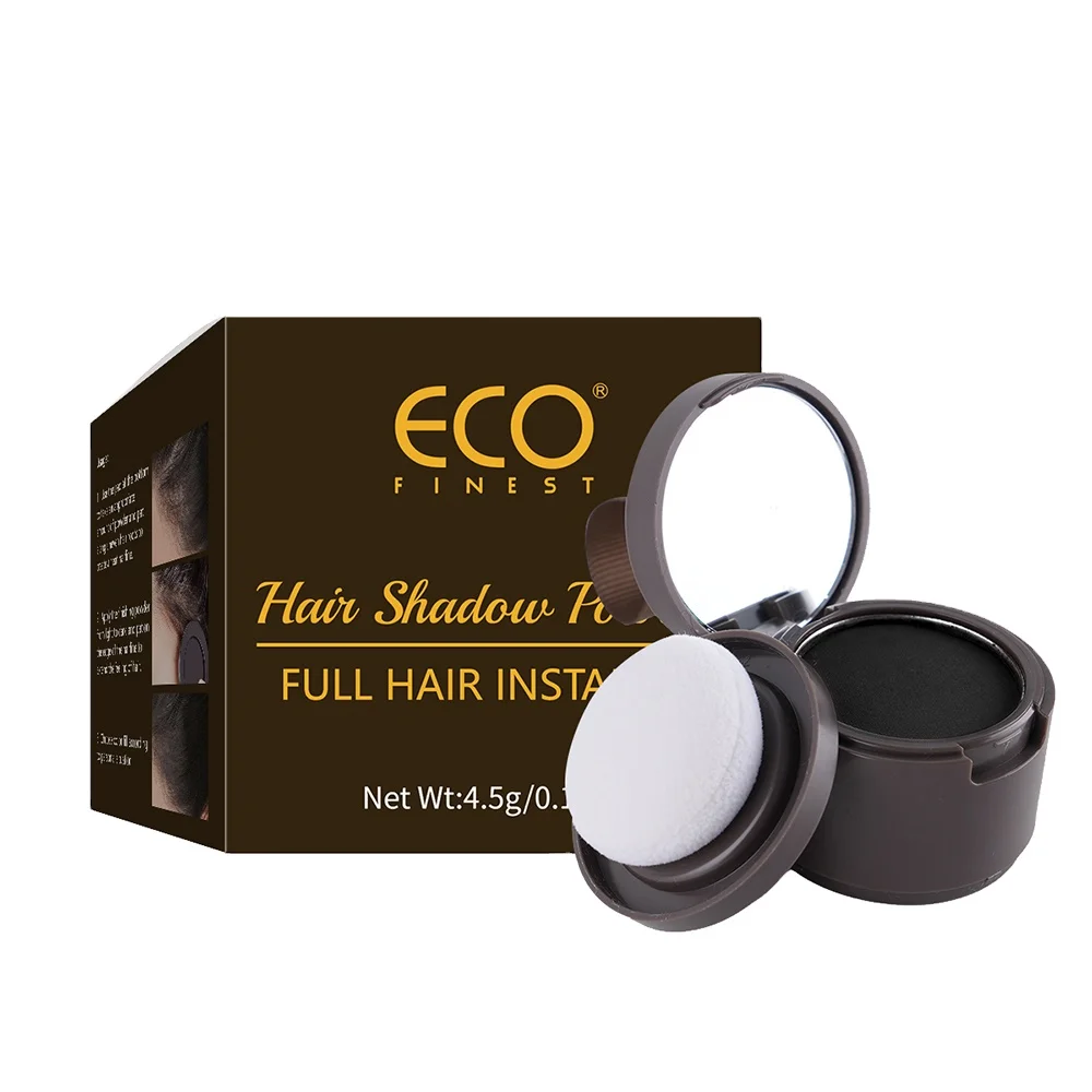 Hairline Powder Instantly Conceals Hair Loss Root Touch Up Hair Powder for Women & Men Thinning Hair(Black) -739146
