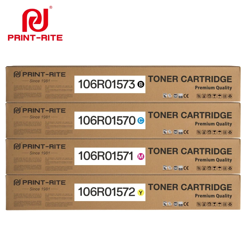 Картридж с тонером чипом совместимый принтером XEROX Phaser 7800 принтера Print-Rite 106R01573 106R01570 106R01571 106R01572