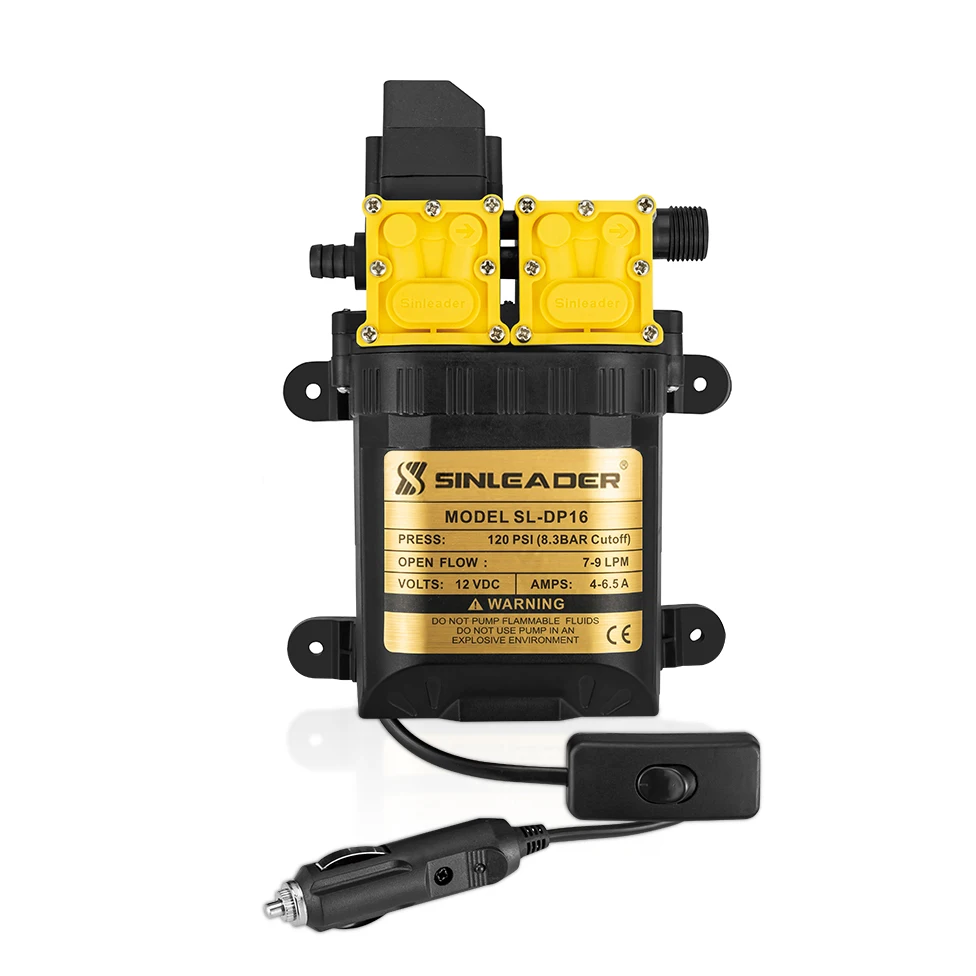 Electrical micro irrigation double 12v 48v 60volt DC spray pump for sale