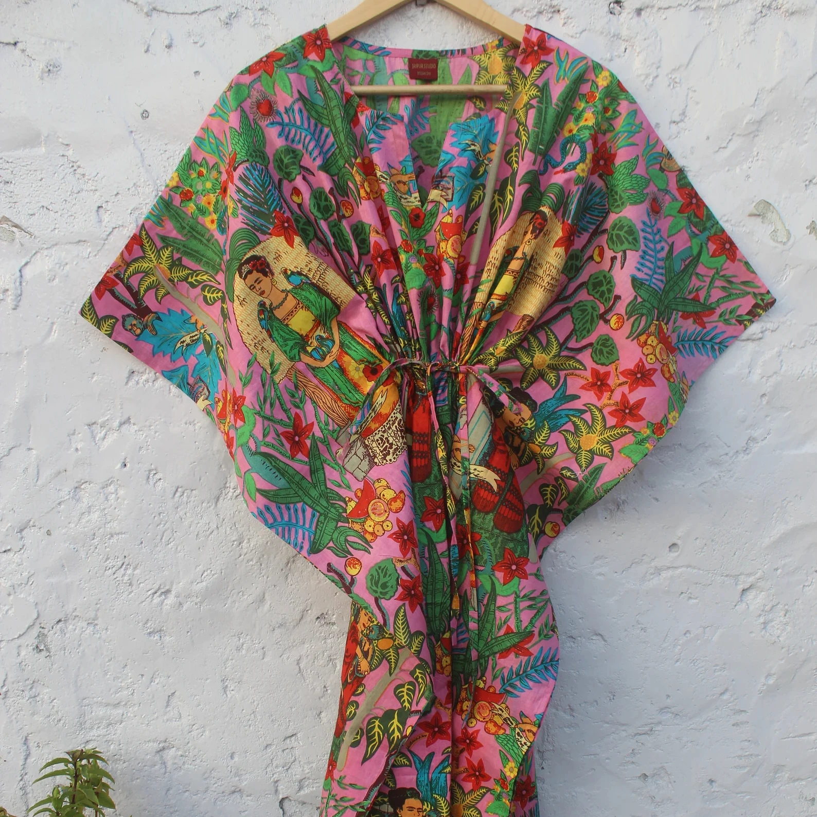 New Arrival Long kaftan Dress Beach Cover up cotton kaftan For Women