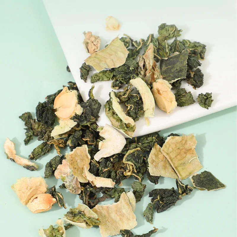 Mulberry Leaf Double Melon Flavor Health Tea in Triangle Bag Balsam Pear Wax Gourd Skin Box Cup Packaging Special Flower Tea