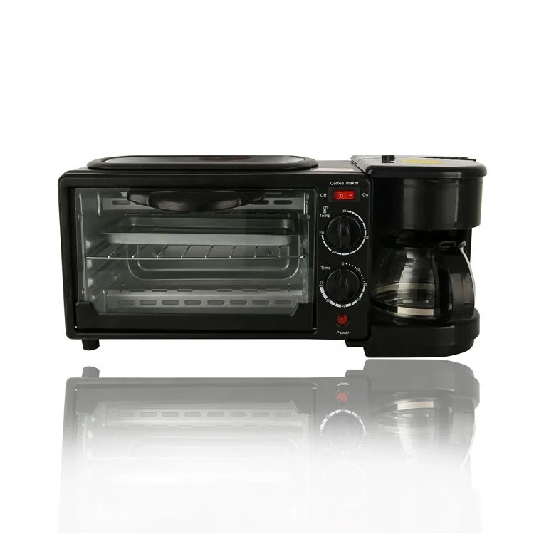 Breakfast Maker Sandwich Machine Egg Frying Pan Meat Roaster Make Coffee 3 In 1 Multifunction Breakfast Machine