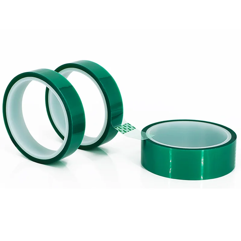 2021red Painters Silicone Double Sided Green Adhesive Sublimation High Temperature Resistant Heat Masking Pet Polyester Tape