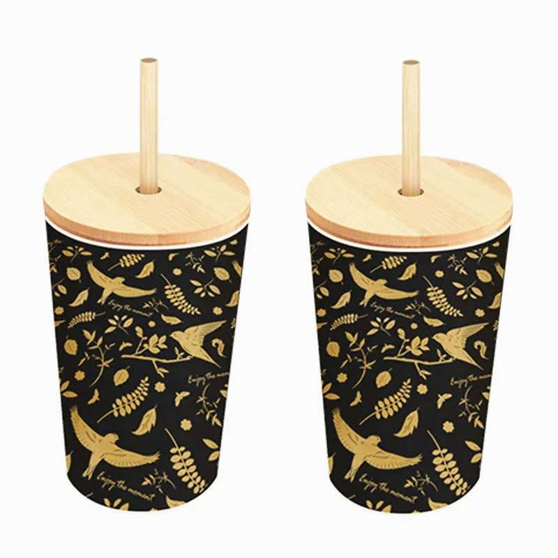 
 Индивидуальный дизайн, многоразовая чашка для кофе из натурального органического бамбукового волокна  