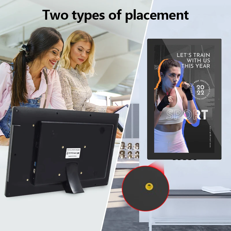 18.5 Inch Touch Monitor Touch Screen Embedded installation IP65 open frame rugged capacitive touch screen monitor