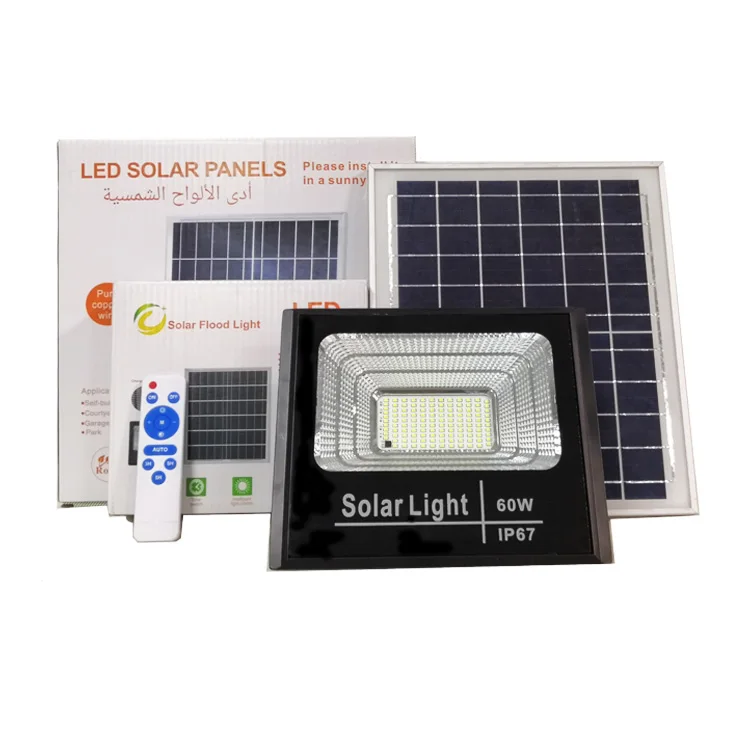 
Bojun 100 watt solar light cob led floodlight flood led light outdoor for garden 