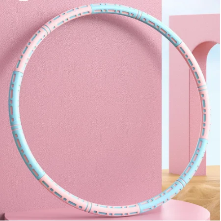 Hot Selling Detachable Hula Ring Hoops Fitness Indoor Training Equipment Gymnastic Waist Massage Smart Adult hula-hoop