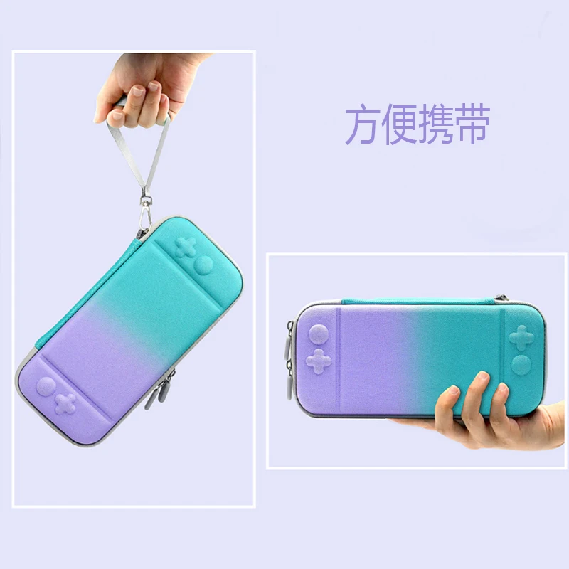 
Portable Carrying Case Storage Bag Travel Pouch with Console Stand for Nintendo Switch Game Accessories 