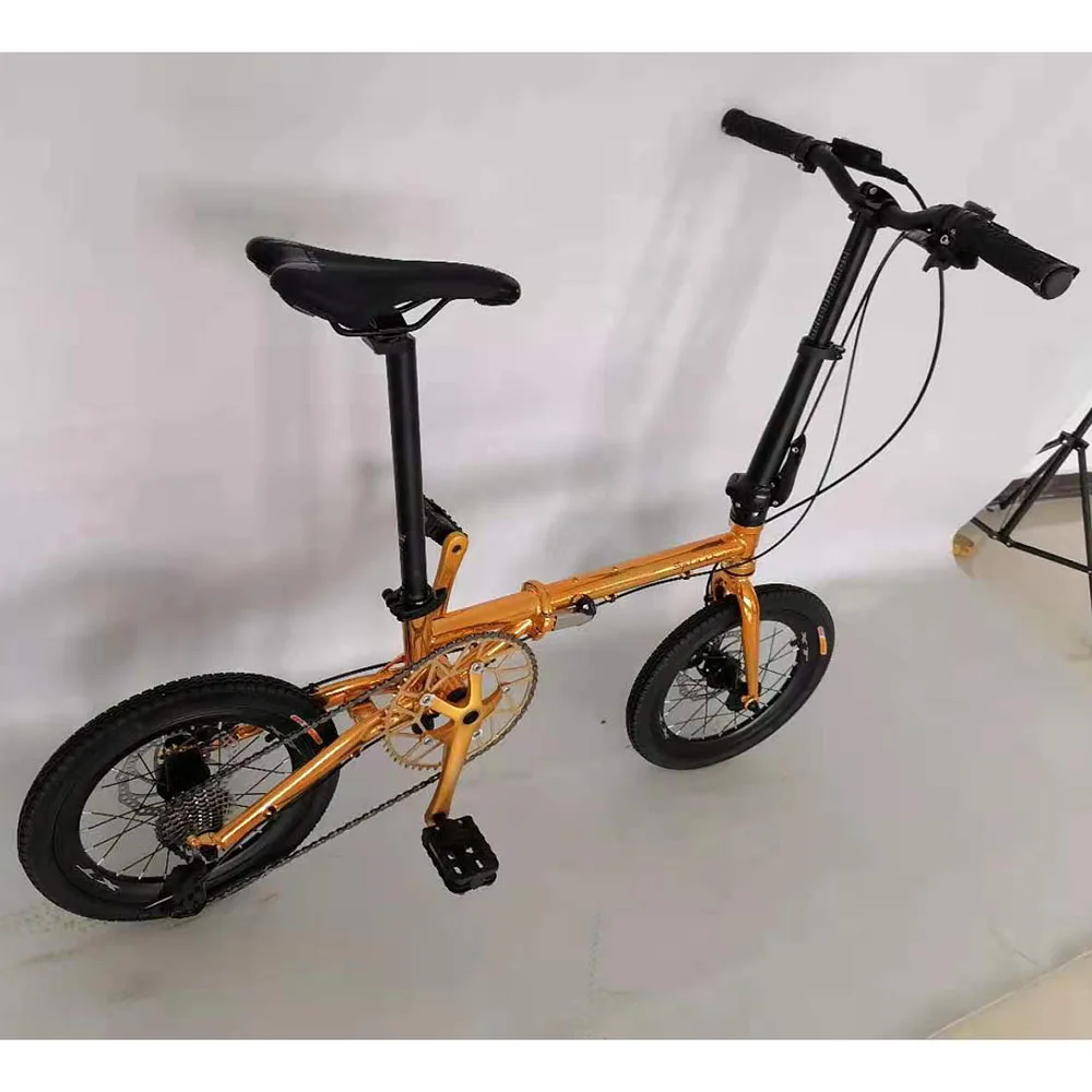20 дюймов Углеродистая стальная рама складной велосипед с переменной скоростью двойной дисковый тормоз горный велосипед