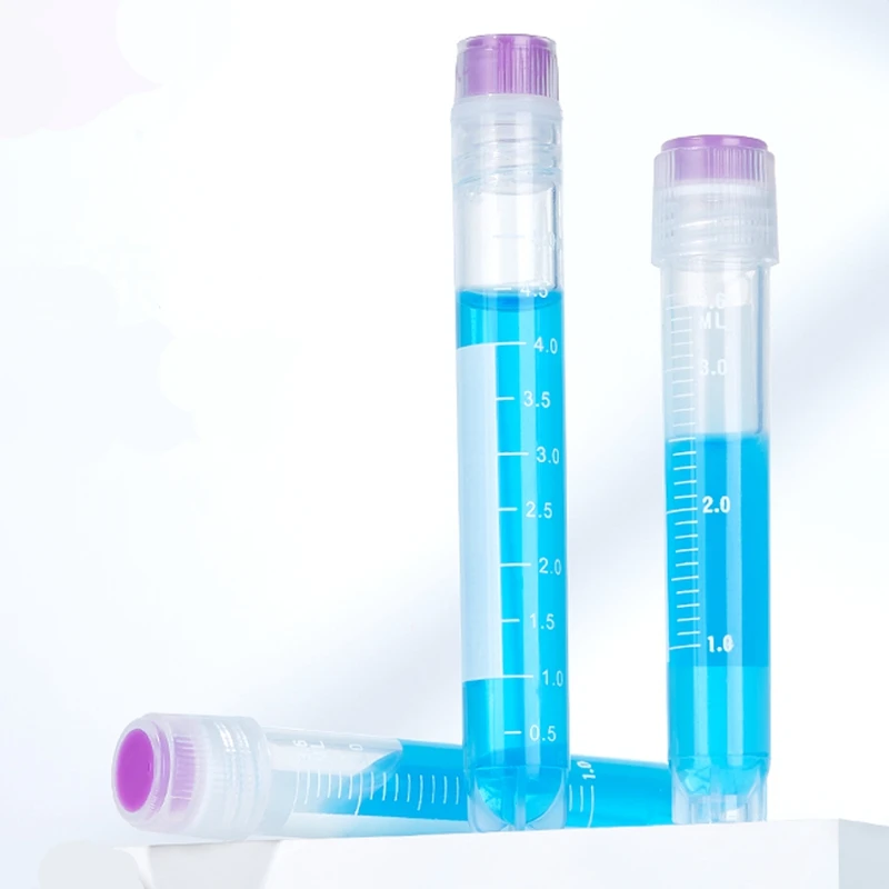 Plastic Cryo Vials 2ml 5ml Leakproof Sterile Cryo Tube Cryogenic Tube Wholesale
