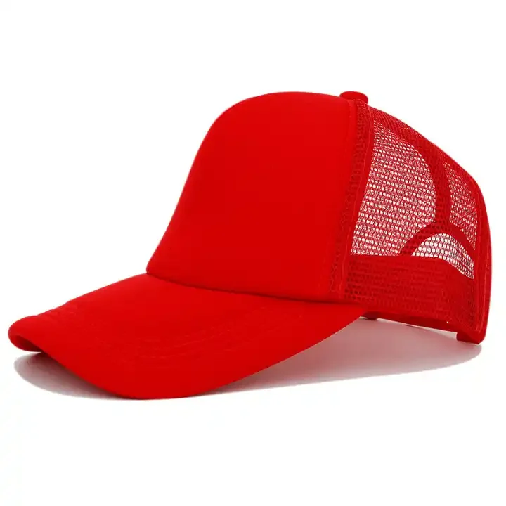 High quality Classic Mesh Adjustable Plain Blank Dad Foam Trucker Cap Hat