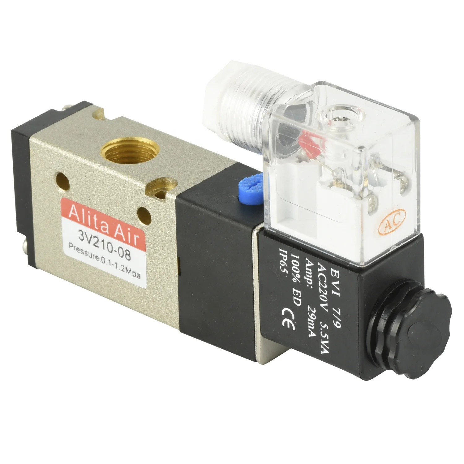 Airtac type 3/2 Way 3V210-08 Pneumatic Air Solenoid Valve