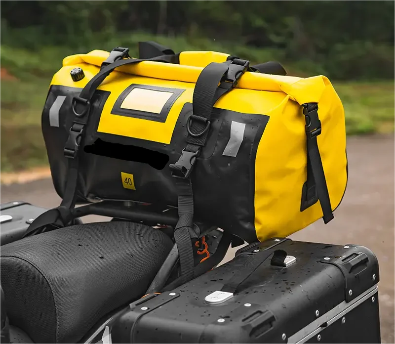 New motorcycle travel bag 40L 66L luggage bag for motorcycle bicycle waterproof cycling bag