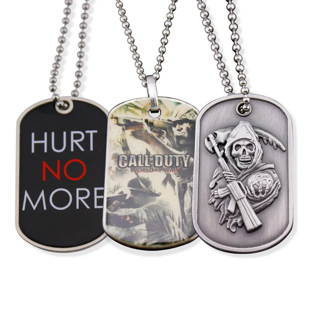 personalized engraved custom dog tags necklace for soldiers