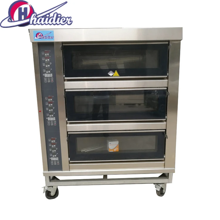 Reasonable Price professional baking oven Equipment Stainless Steel Electric Oven 2 Deck 4 trays Bread deck oven
