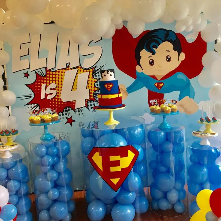 MYDARB Set of 5 Acrylic round cylinder pedestal white acrylic plinths display stand for wedding decoration