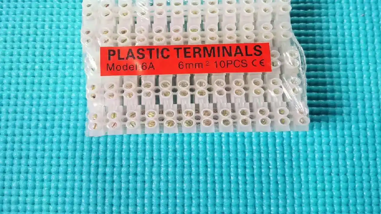 China manufacture plastic electrical screw terminal block