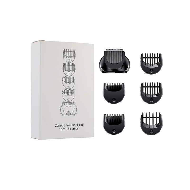 Replacement Electric Shaver Part Cutter Accessories BT32 For Braun series 3  Beard Trimmer Head 1pcs +5 combs
