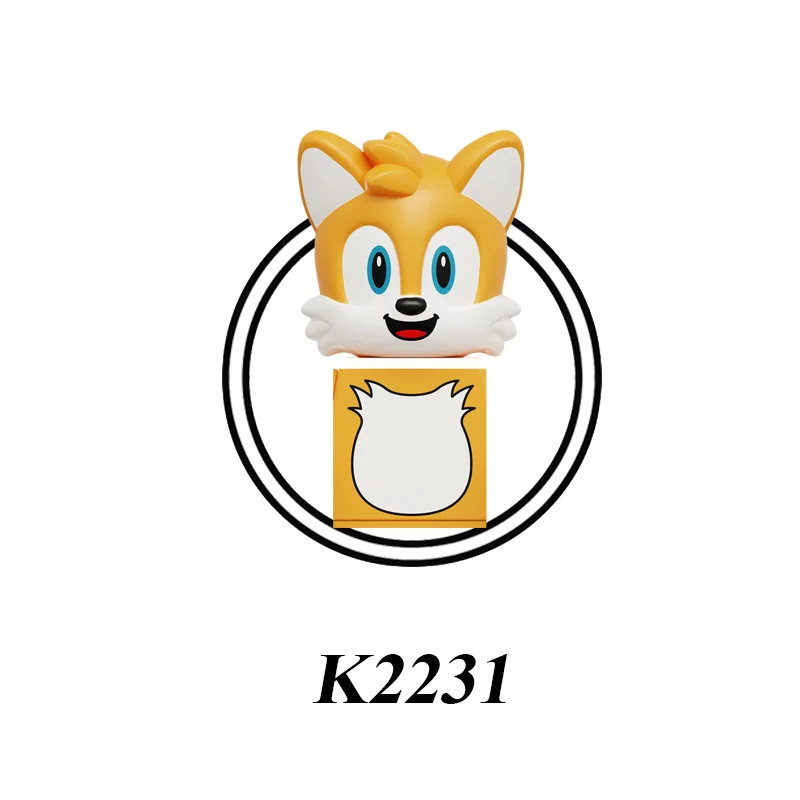 KDL835 новая картонная коробка аниме звуковая серия персонаж доктор. Eggman Мили Prower теневые мини-фигурки конструктор сборка детские игрушки
