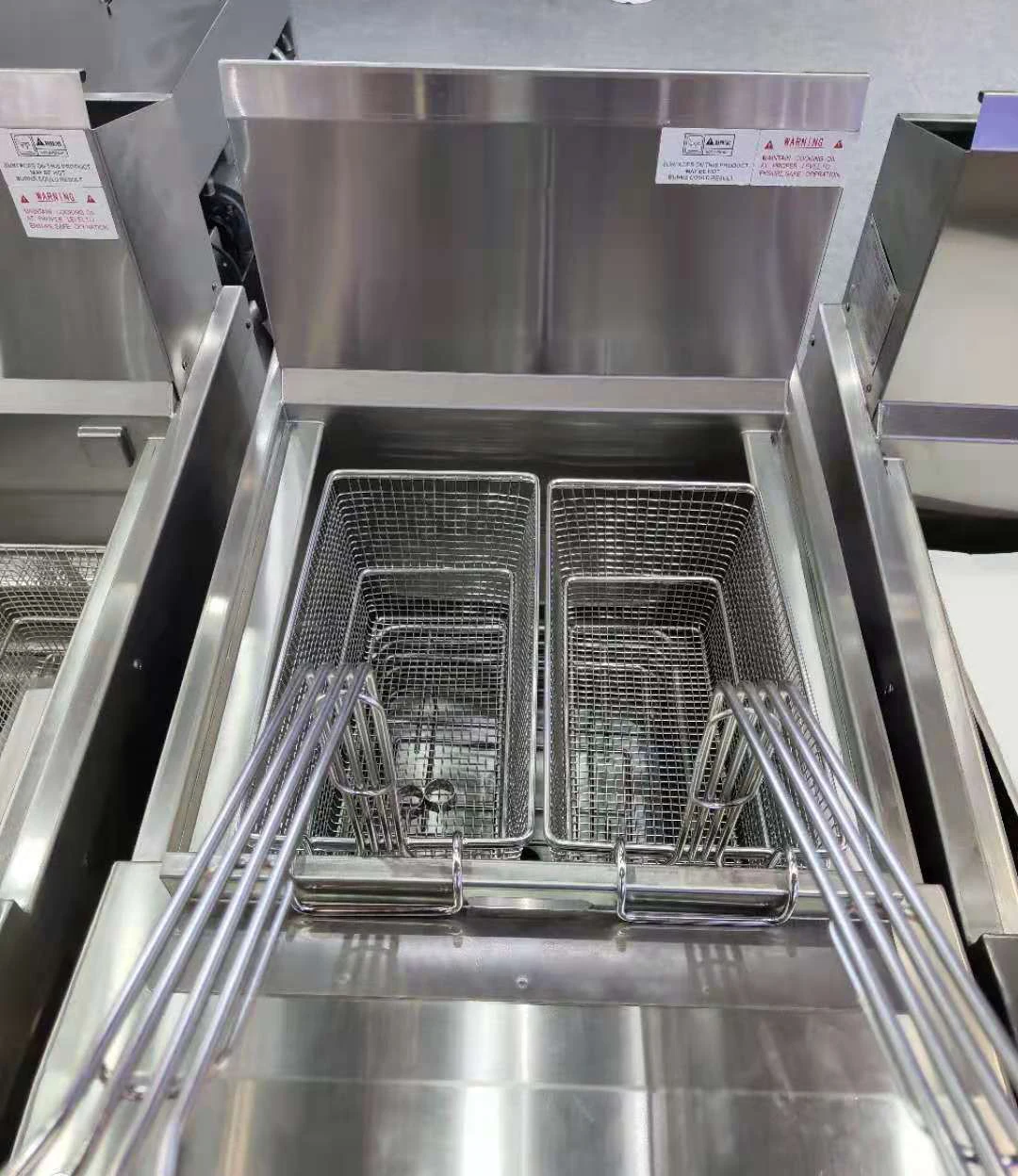 Fried chicken fryer /Electric deep fryer/Chicken Open fryer with oil filter