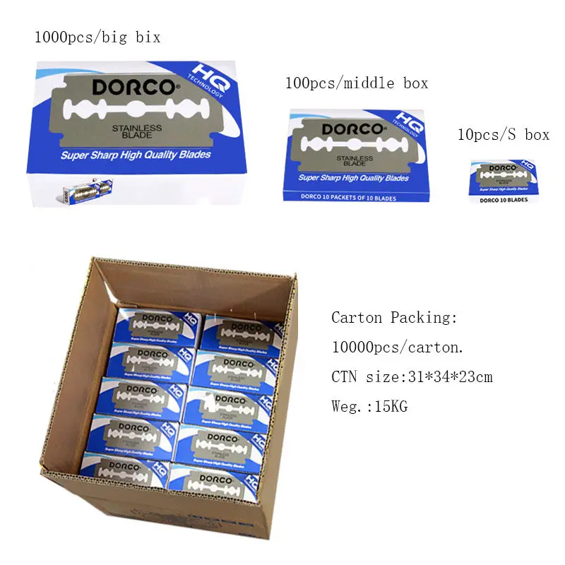 Wholesale High Quality Replaceable Shaving Blades Hairdressing Pedicure Double Edges Shaving Razor Blades