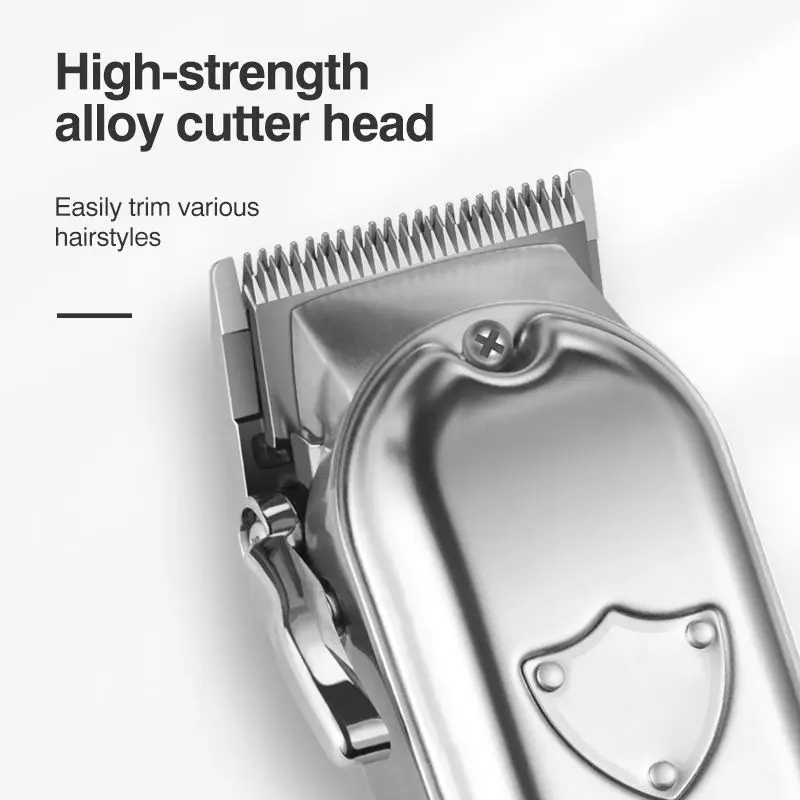 Professional Barber Rechargeable LCD Hair Clippers Beard Cutting Shaving Hair Trimmer For Men